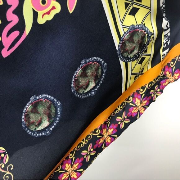 Aryeh Colorful Medallion Graphic Print Sheath Dress - Picture 11 of 16